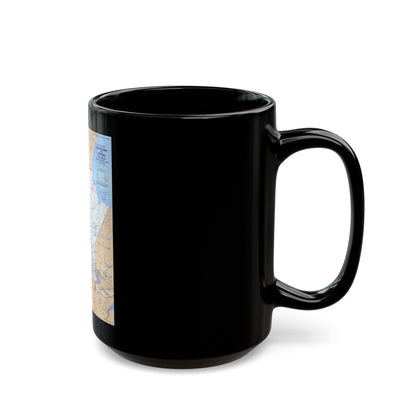 Canada - Saskatchewan & Manitoba (1979) (Map) Black Coffee Mug-The Sticker Space