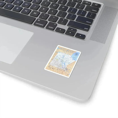 Canada - Saskatchewan & Manitoba (1979) (Map) STICKER Vinyl Kiss-Cut Decal - The Sticker Space