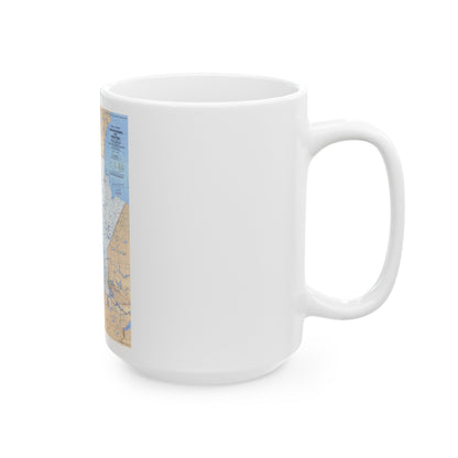 Canada - Saskatchewan & Manitoba (1979) (Map) White Coffee Mug-The Sticker Space