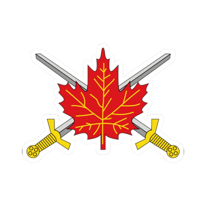 Canadian Army Badge (Canada) (Coat of Arms) STICKER Vinyl Kiss-Cut Decal 2 Inch White - The Sticker Space