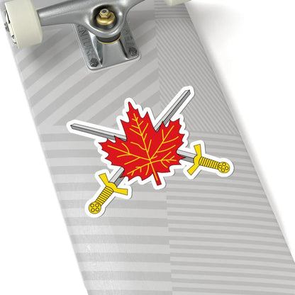 Canadian Army Badge (Canada) (Coat of Arms) STICKER Vinyl Kiss-Cut Decal - The Sticker Space
