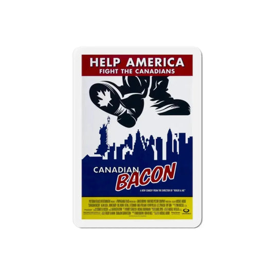 Canadian Bacon 1995 Movie Poster Refrigerator Magnet 2 Inch - The Sticker Space