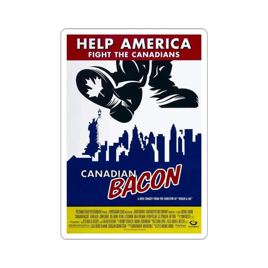 Canadian Bacon 1995 Movie Poster STICKER Vinyl Die-Cut Decal 6 Inch - The Sticker Space