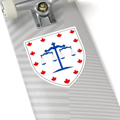 Canadian Bar Association Arms (Canada) (Coat of Arms) STICKER Vinyl Kiss-Cut Decal - The Sticker Space
