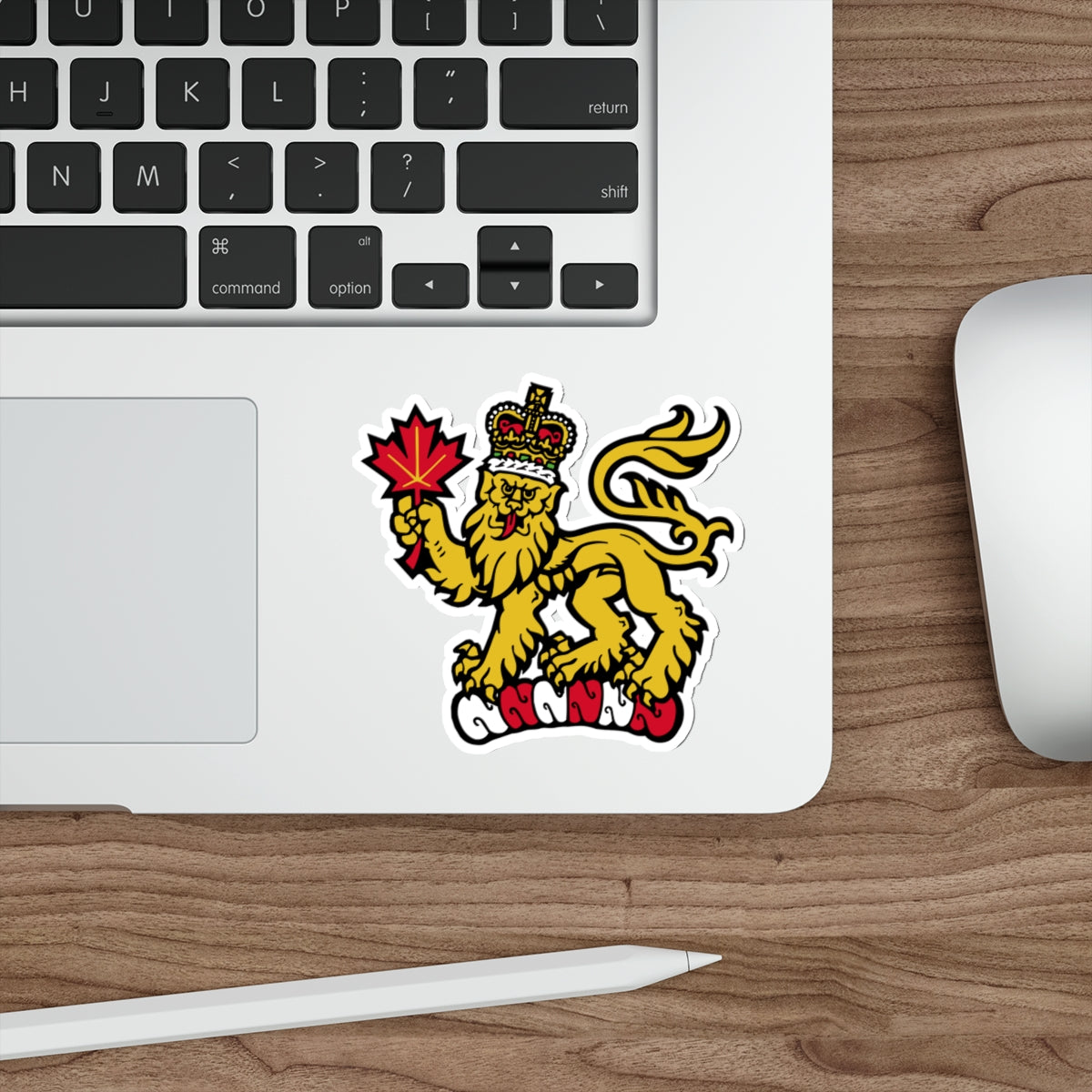 Canadian Crest STICKER Vinyl Die-Cut Decal-The Sticker Space