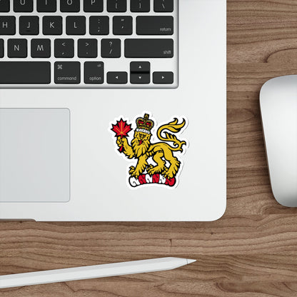 Canadian Crest STICKER Vinyl Die-Cut Decal-The Sticker Space