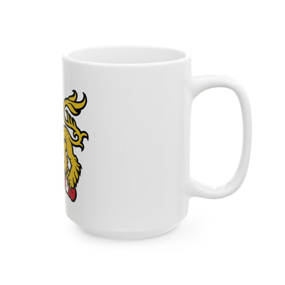 Canadian Crest - White Coffee Mug-The Sticker Space