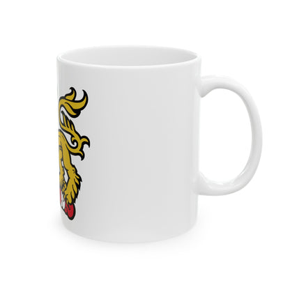 Canadian Crest - White Coffee Mug-The Sticker Space