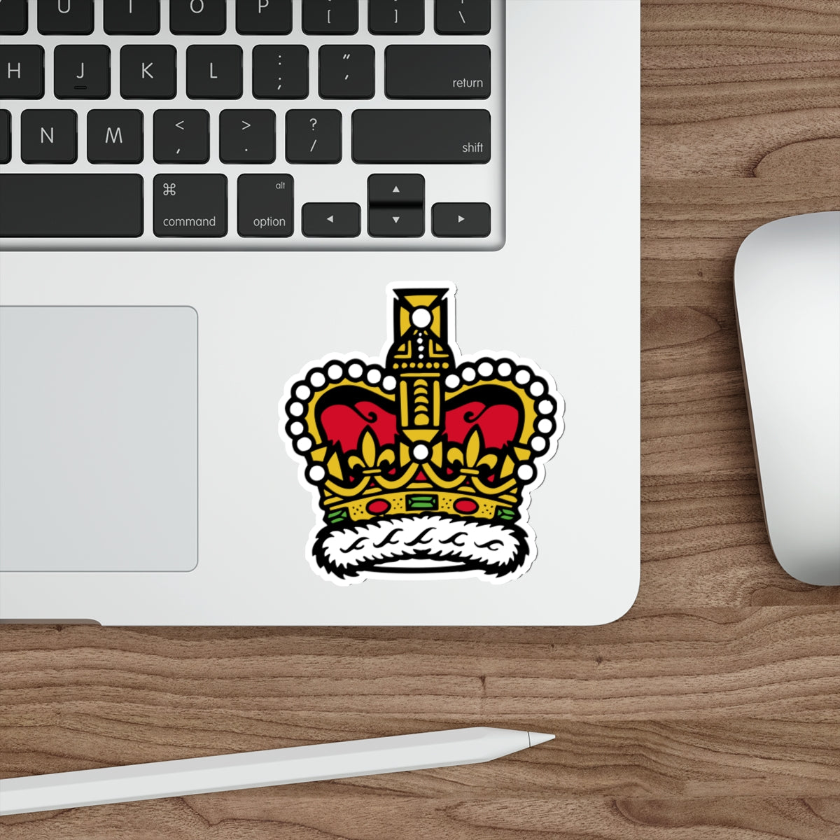 Canadian Crown STICKER Vinyl Die-Cut Decal-The Sticker Space