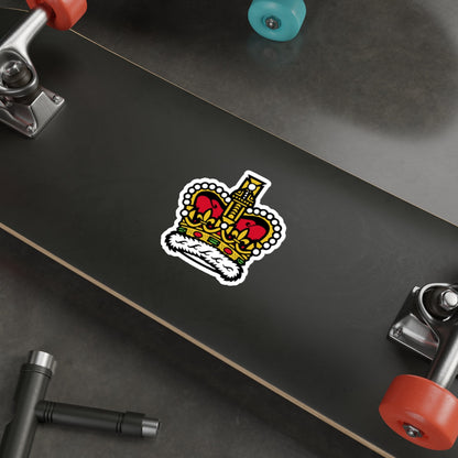 Canadian Crown STICKER Vinyl Die-Cut Decal-The Sticker Space