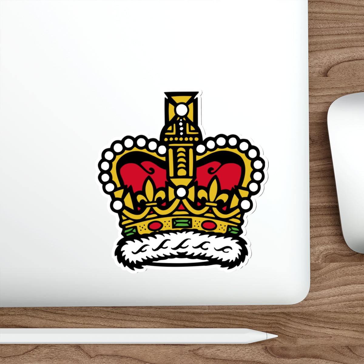 Canadian Crown STICKER Vinyl Die-Cut Decal-The Sticker Space