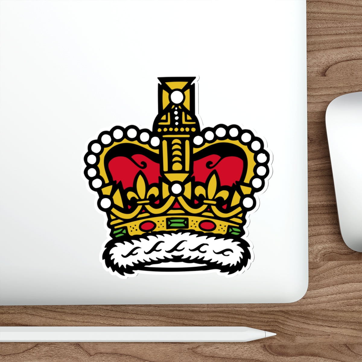 Canadian Crown STICKER Vinyl Die-Cut Decal-The Sticker Space