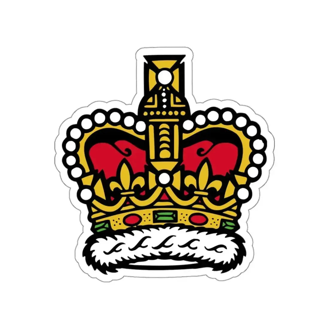 Canadian Crown STICKER Vinyl Die-Cut Decal - The Sticker Space