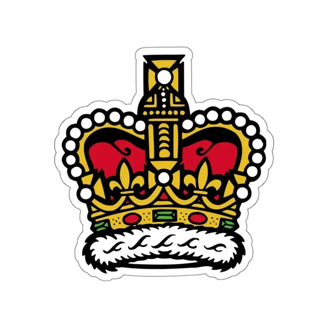 Canadian Crown STICKER Vinyl Die-Cut Decal - The Sticker Space