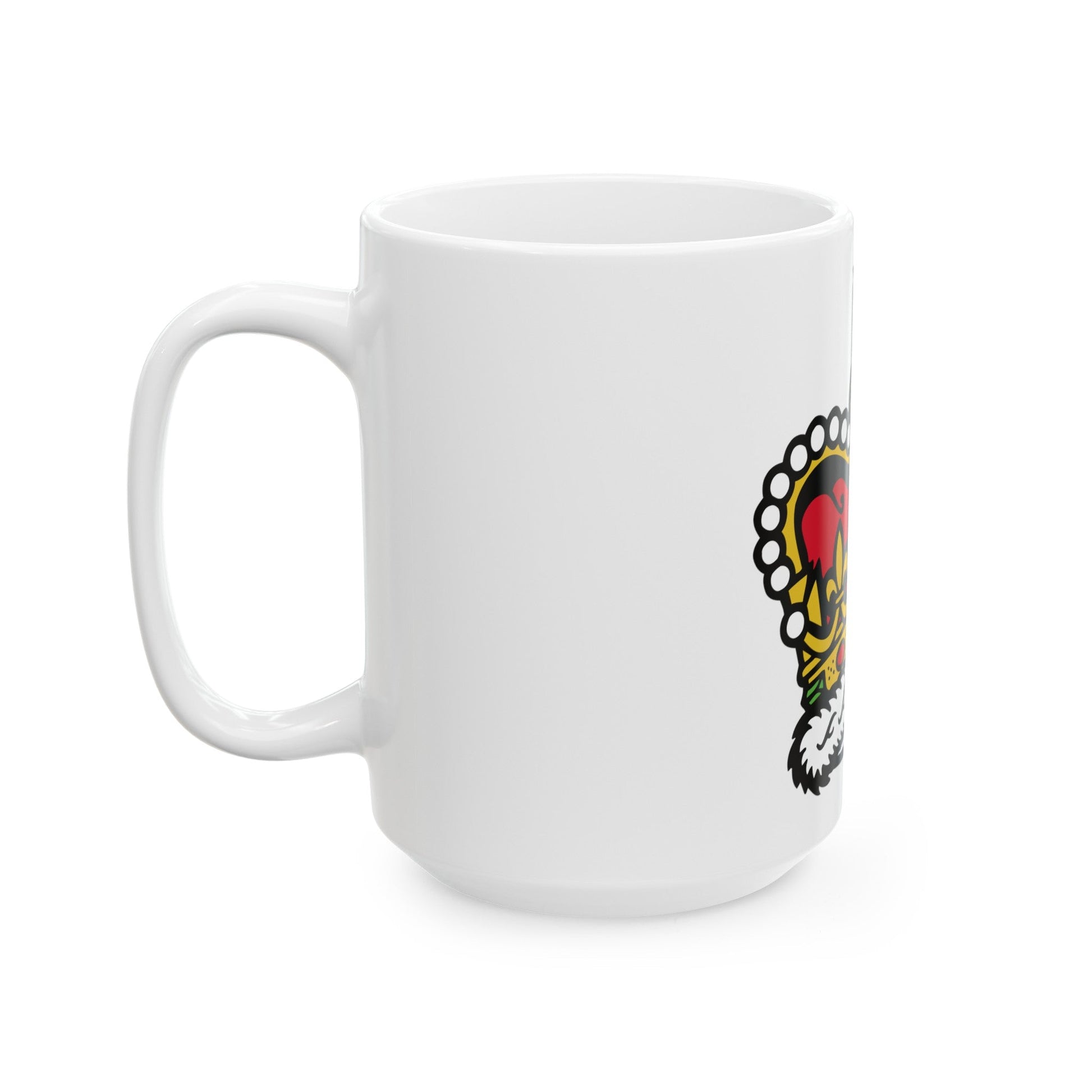 Canadian Crown - White Coffee Mug-The Sticker Space