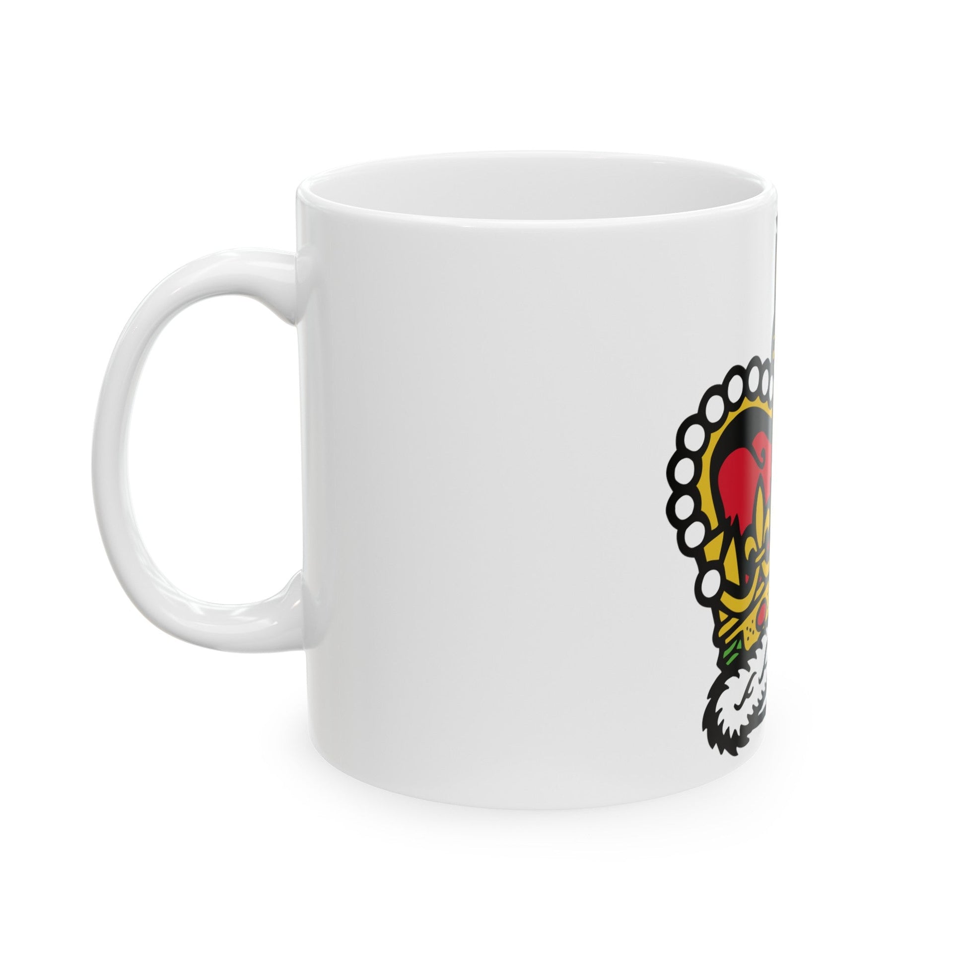 Canadian Crown - White Coffee Mug-The Sticker Space