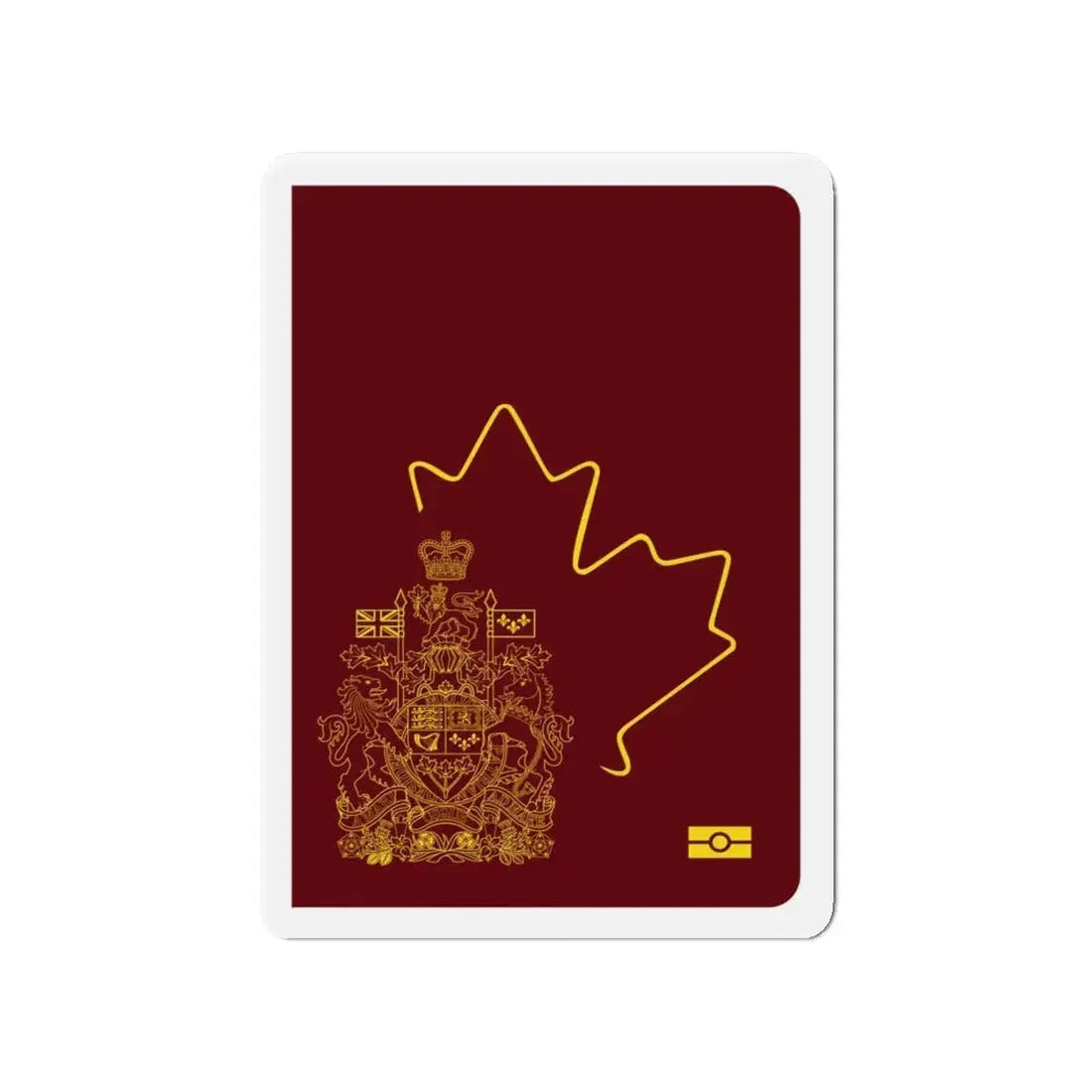 Canadian Diplomatic Passport - Refrigerator Magnet 4 Inch - The Sticker Space