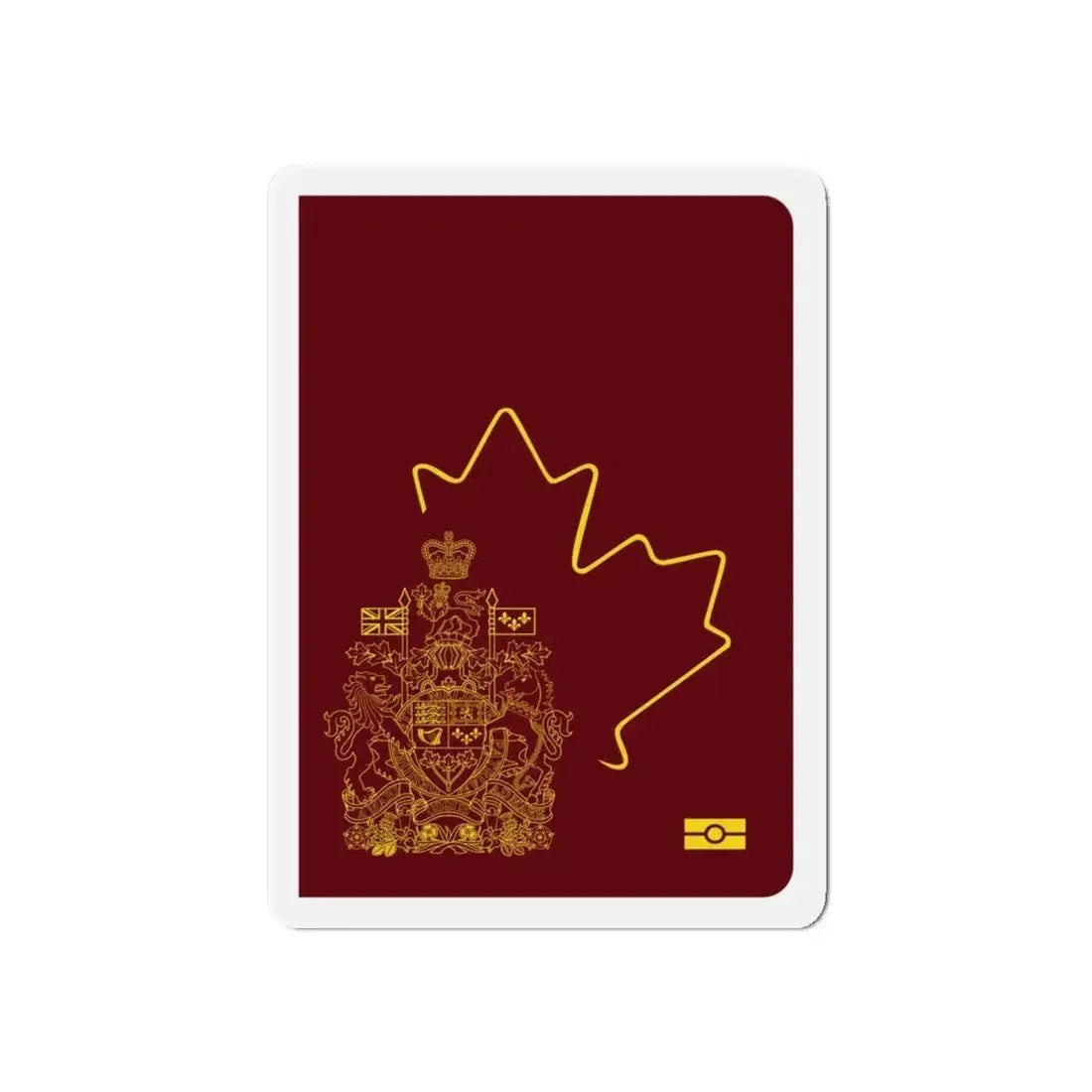 Canadian Diplomatic Passport - Refrigerator Magnet 6 Inch - The Sticker Space