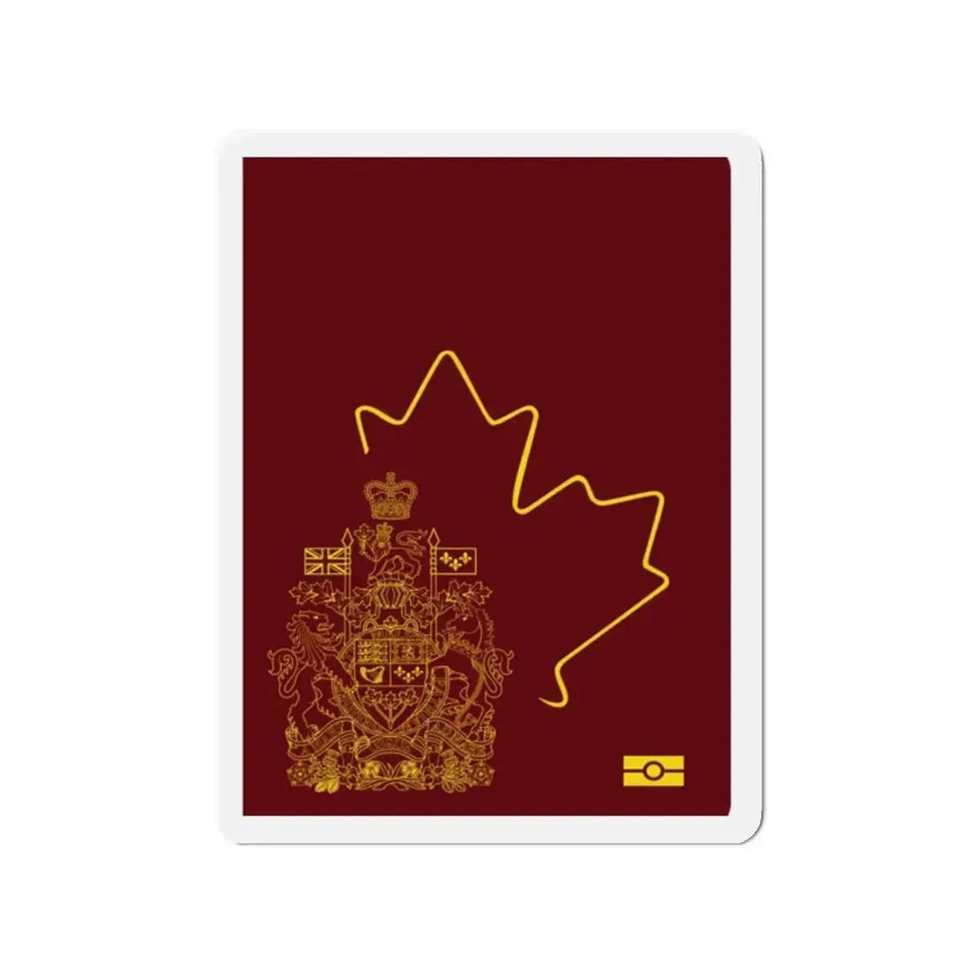 Canadian Diplomatic Passport - Refrigerator Magnet - The Sticker Space