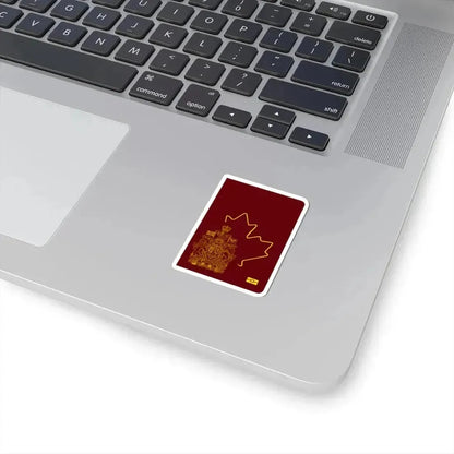 Canadian Diplomatic Passport - STICKER Vinyl Kiss-Cut Decal - The Sticker Space
