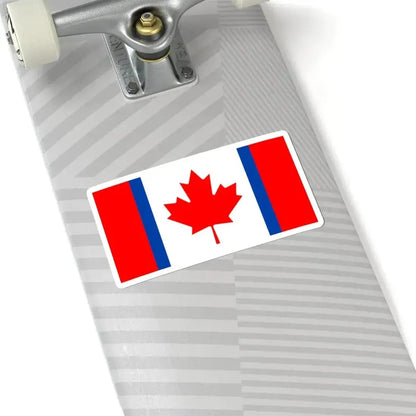 Canadian Duality Flag (Canada) STICKER Vinyl Kiss-Cut Decal - The Sticker Space