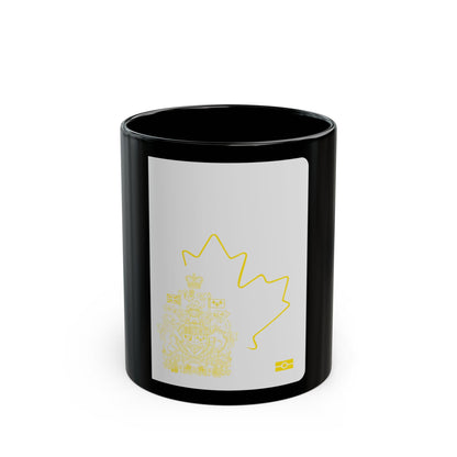 Canadian Emergency Passport - Black Coffee Mug