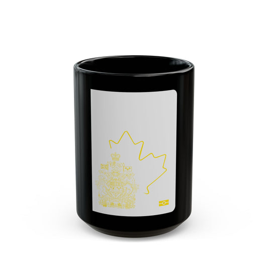 Canadian Emergency Passport - Black Coffee Mug