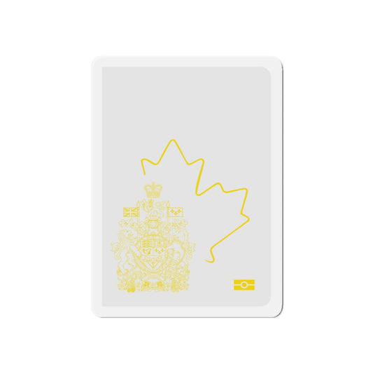 Canadian Emergency Passport - Die-Cut Magnet-6 × 6"-The Sticker Space