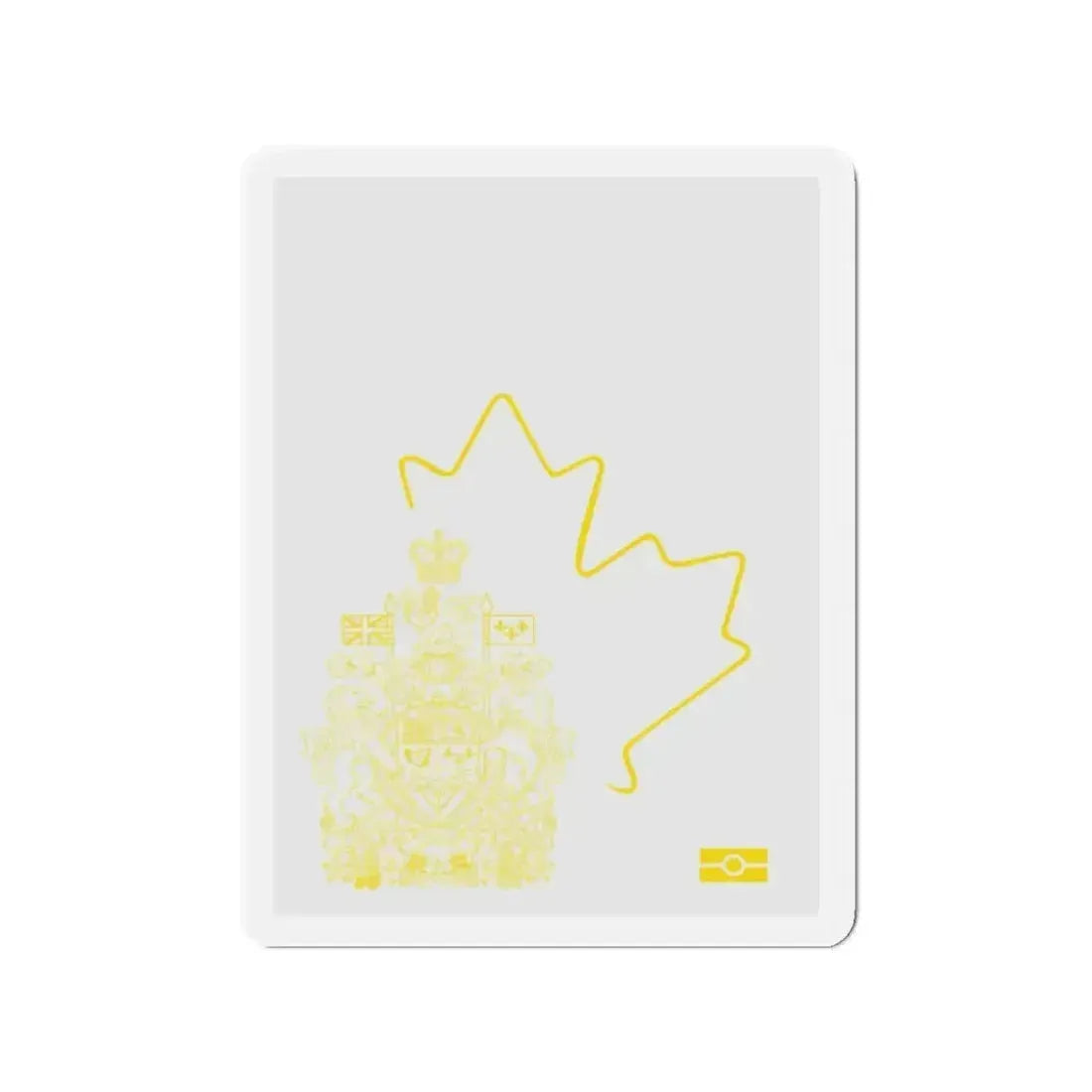Canadian Emergency Passport - Refrigerator Magnet - The Sticker Space