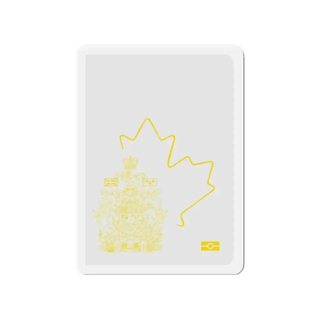 Canadian Emergency Passport - Refrigerator Magnet - The Sticker Space