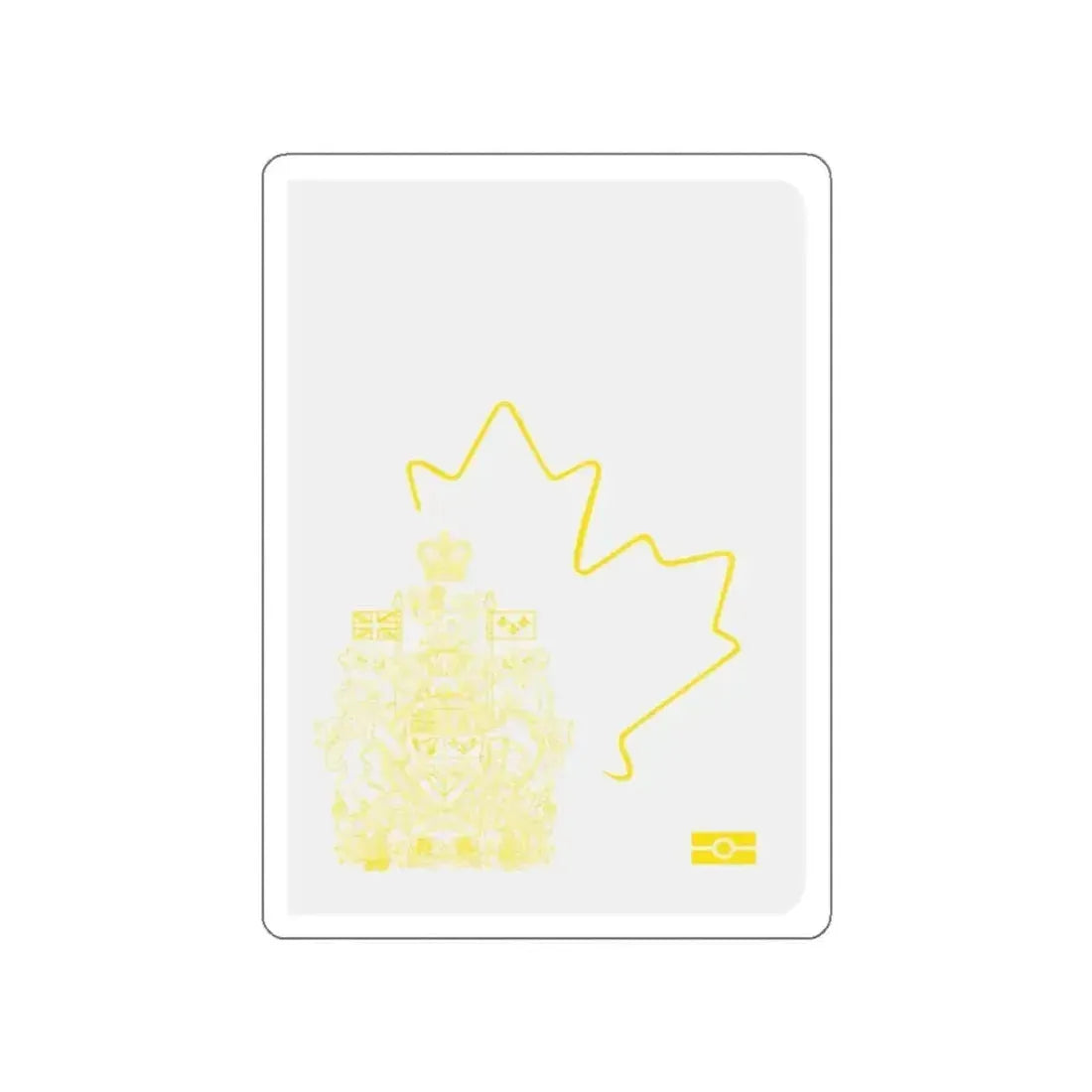 Canadian Emergency Passport STICKER Vinyl Die-Cut Decal - The Sticker Space