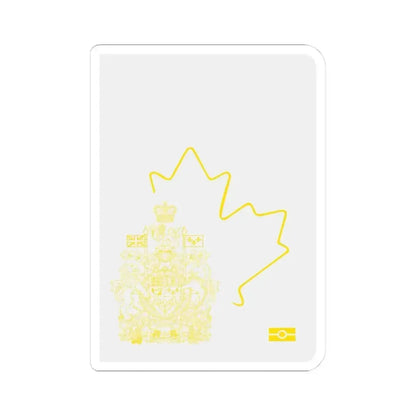 Canadian Emergency Passport - STICKER Vinyl Kiss-Cut Decal 3 Inch White - The Sticker Space