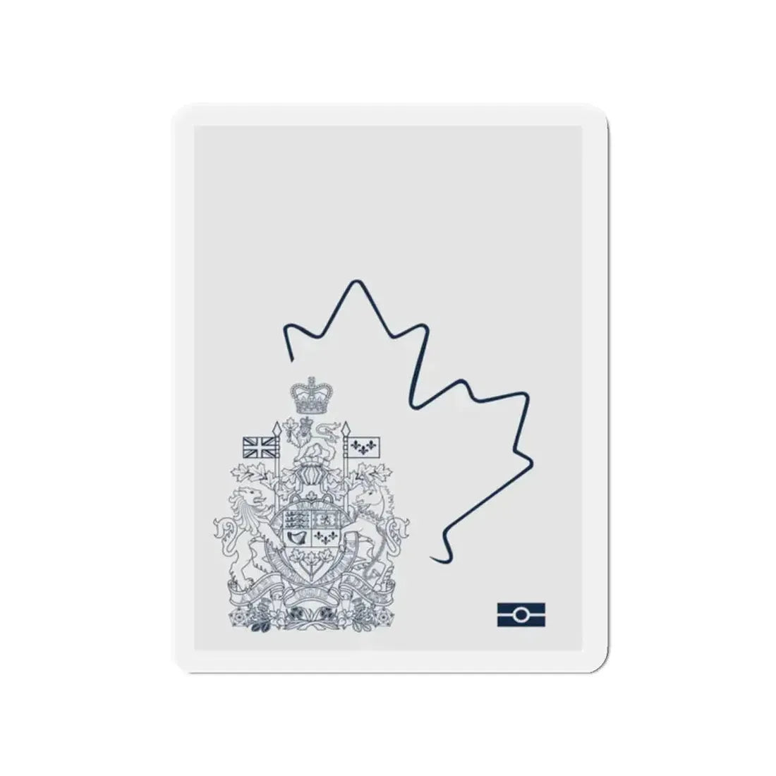 Canadian Emergency Travel Document - Refrigerator Magnet 2 Inch - The Sticker Space