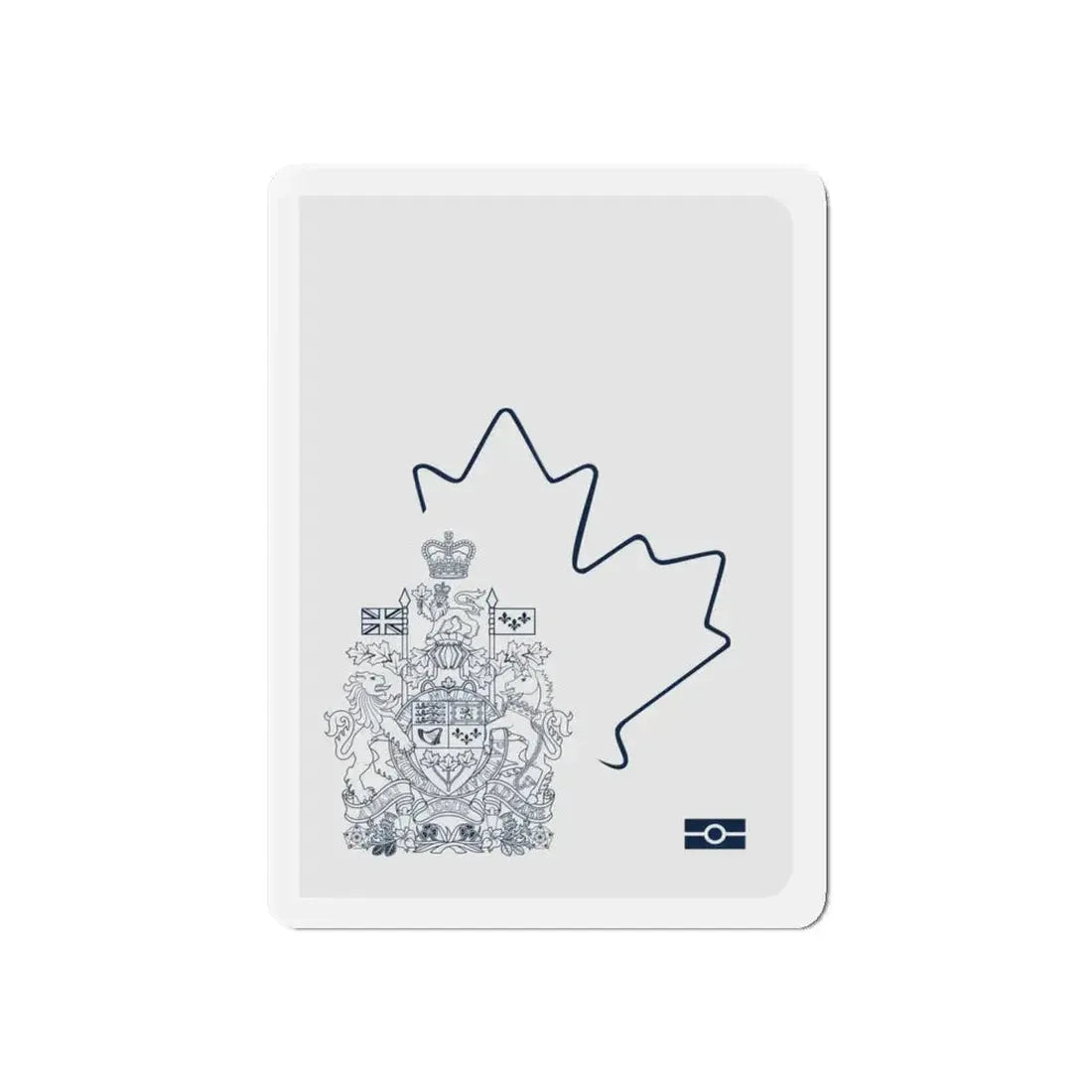 Canadian Emergency Travel Document - Refrigerator Magnet 6 Inch - The Sticker Space