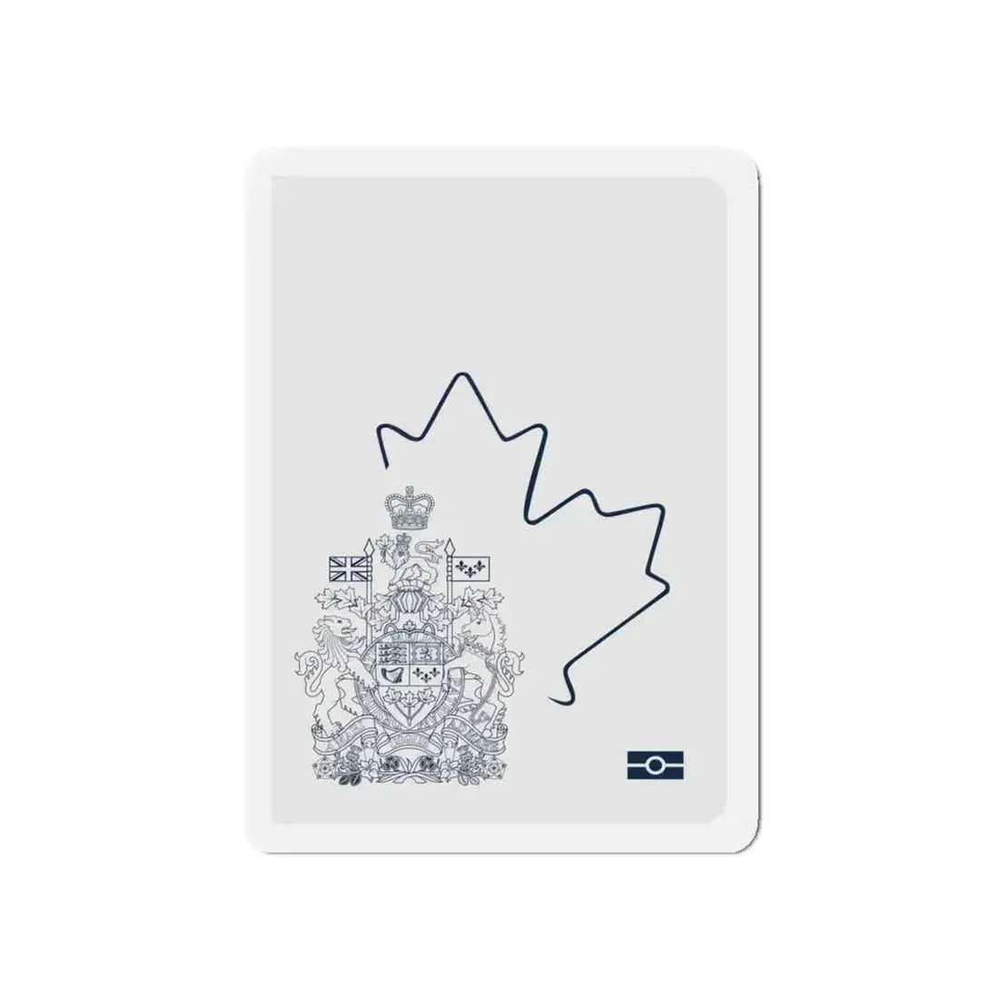 Canadian Emergency Travel Document - Refrigerator Magnet - The Sticker Space
