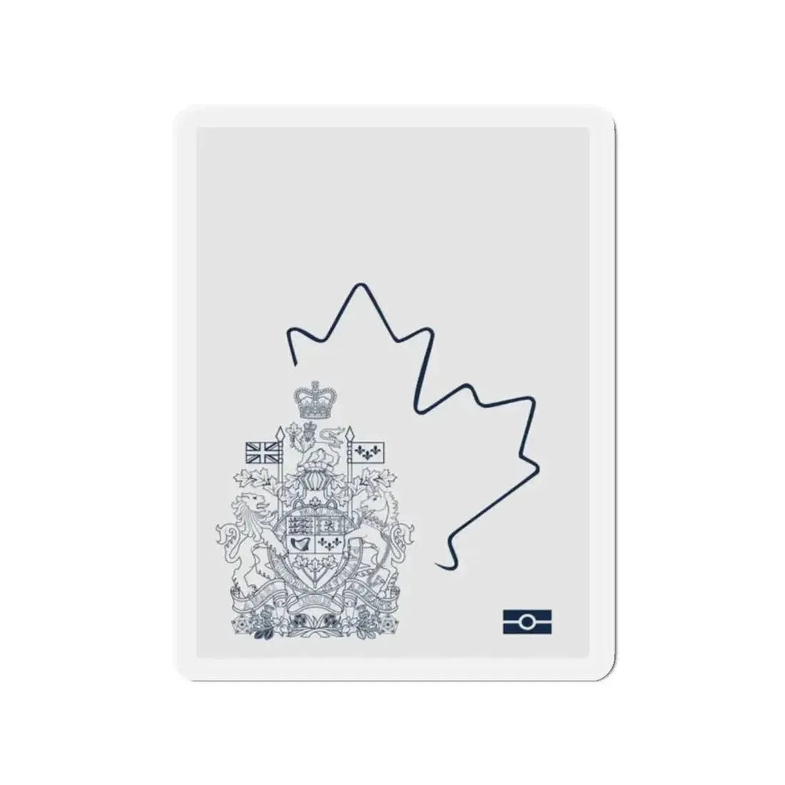 Canadian Emergency Travel Document - Refrigerator Magnet - The Sticker Space
