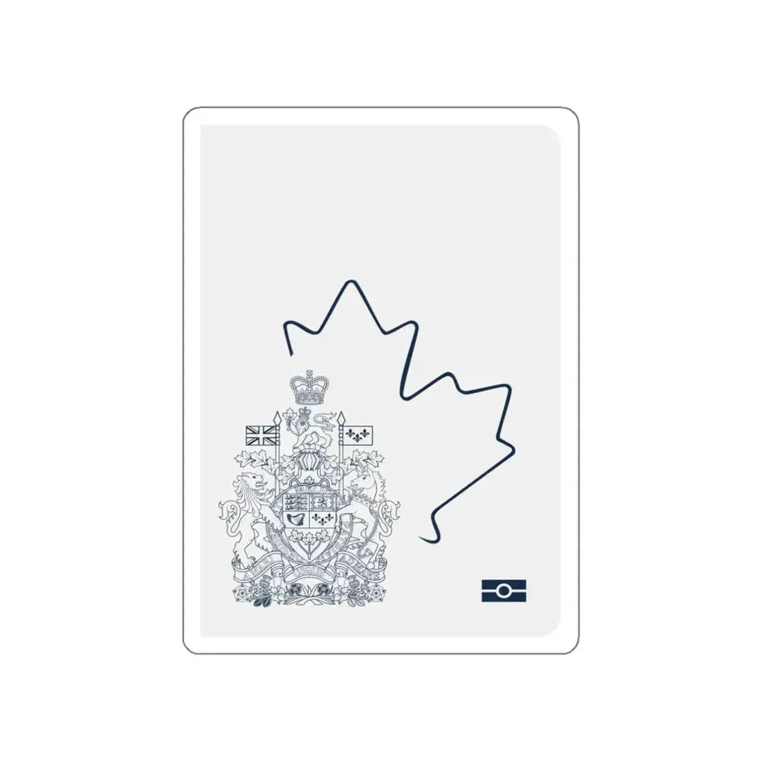Canadian Emergency Travel Document STICKER Vinyl Die-Cut Decal 3 Inch - The Sticker Space