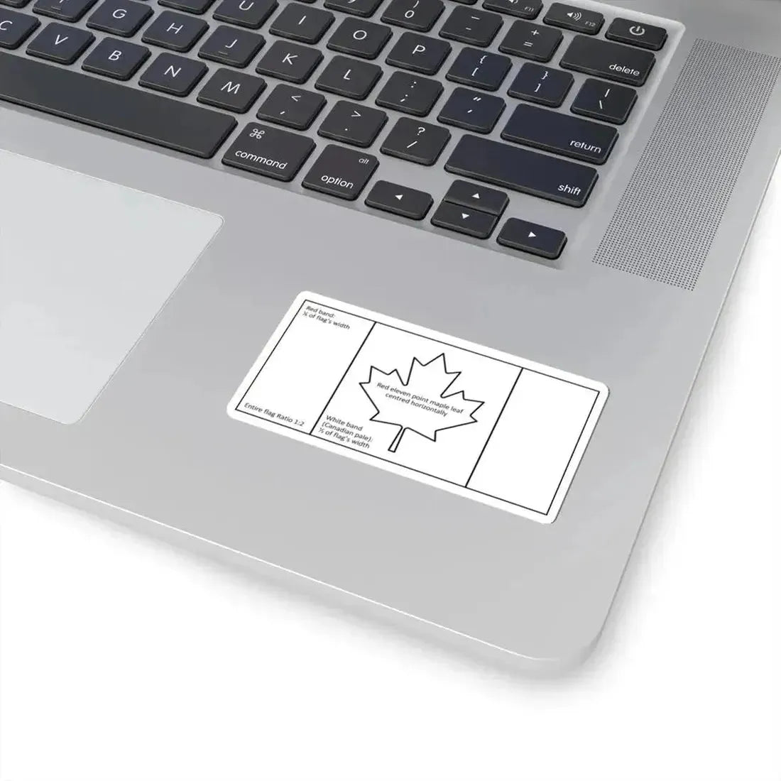 Canadian flag construction sheet (Canada) STICKER Vinyl Kiss-Cut Decal - The Sticker Space