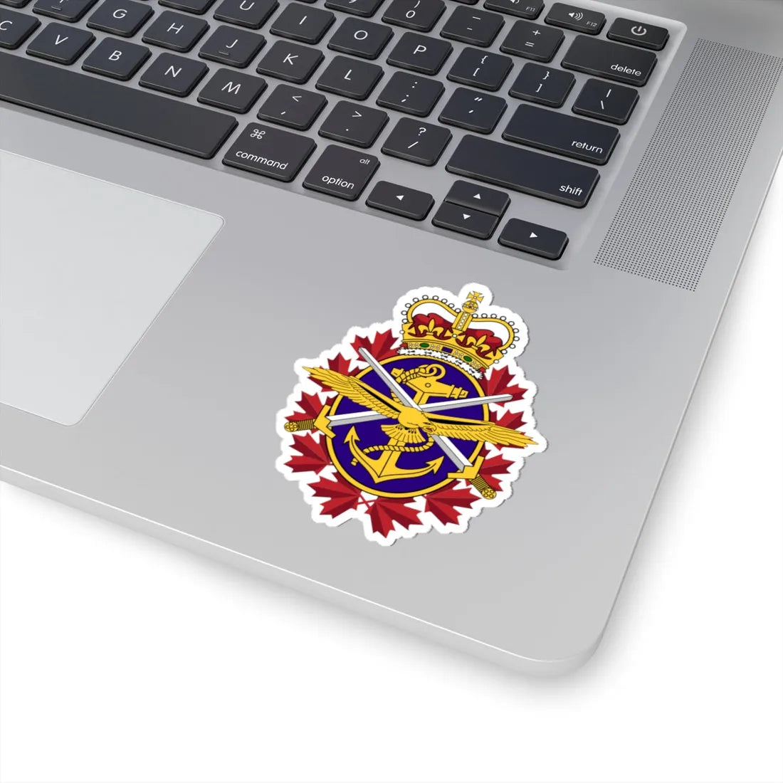 Canadian Forces emblem (Canada) (Coat of Arms) STICKER Vinyl Kiss-Cut Decal - The Sticker Space