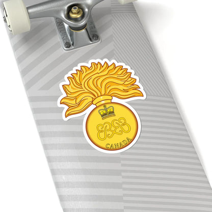 Canadian Grenadiers Guards Cap badge (Canada) (Coat of Arms) STICKER Vinyl Kiss-Cut Decal - The Sticker Space