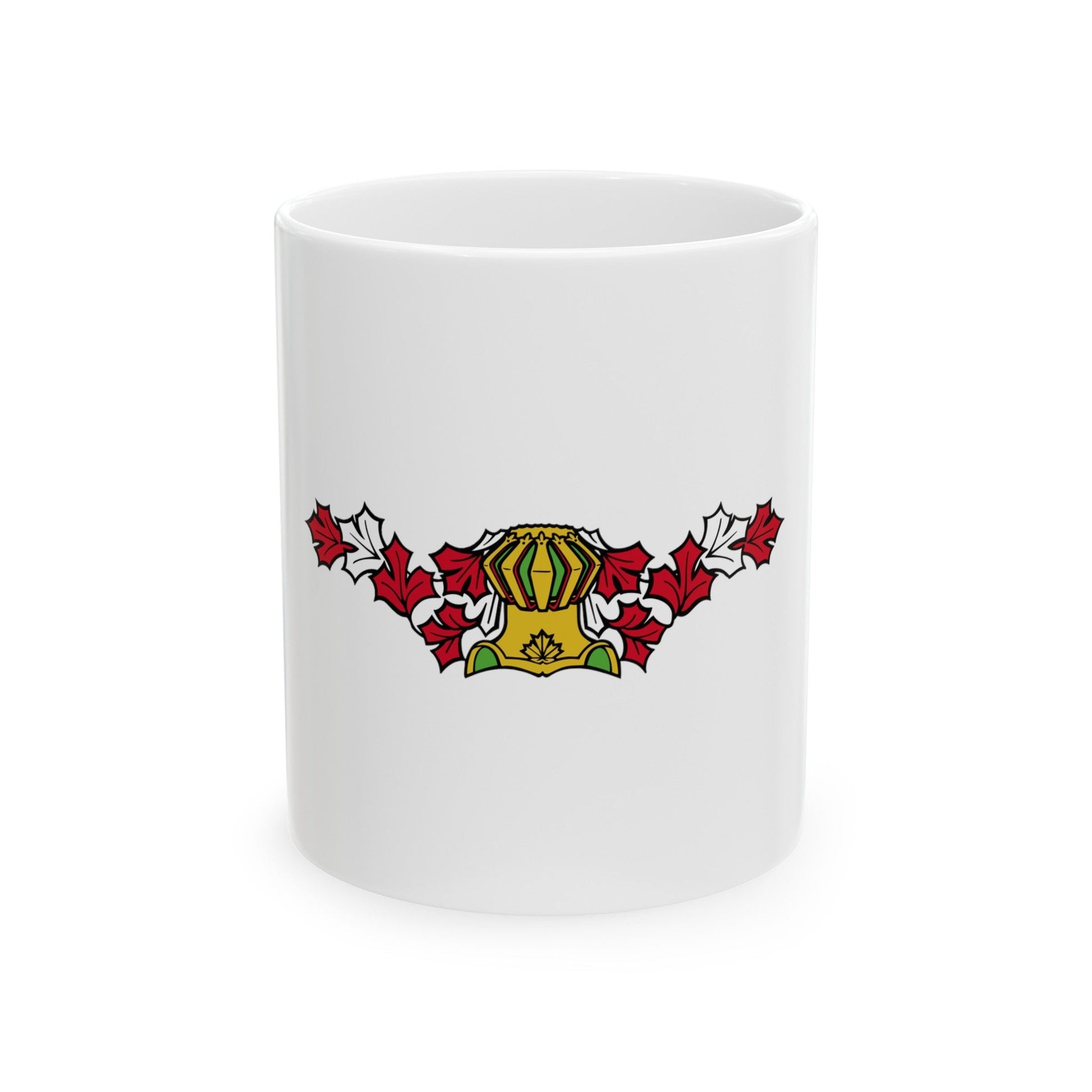 Canadian Helm - White Coffee Mug-11oz-The Sticker Space