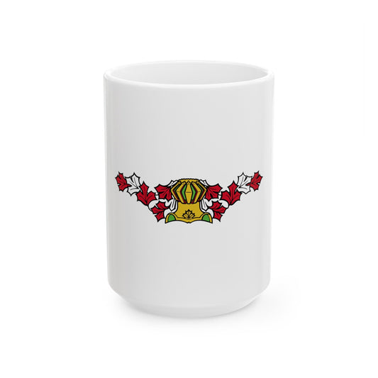 Canadian Helm - White Coffee Mug-15oz-The Sticker Space