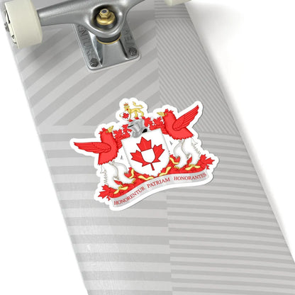 Canadian Heraldic Authority coat of arms (Canada) (Coat of Arms) STICKER Vinyl Kiss-Cut Decal - The Sticker Space