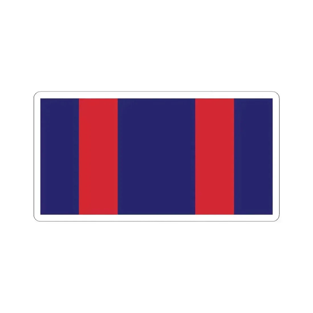 Canadian Military Engineers Flag (Canada) STICKER Vinyl Kiss-Cut Decal 4 Inch White - The Sticker Space