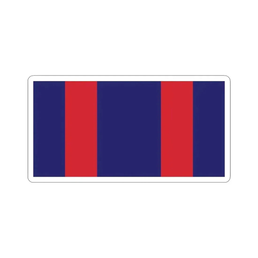 Canadian Military Engineers Flag (Canada) STICKER Vinyl Kiss-Cut Decal 6 Inch White - The Sticker Space