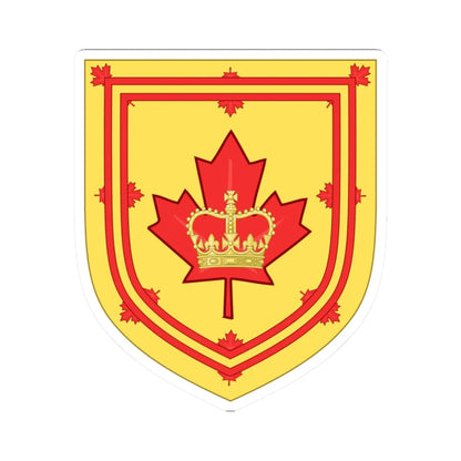 Canadian Monarchist League CoA (Canada) (Coat of Arms) STICKER Vinyl Kiss-Cut Decal 2 Inch White - The Sticker Space