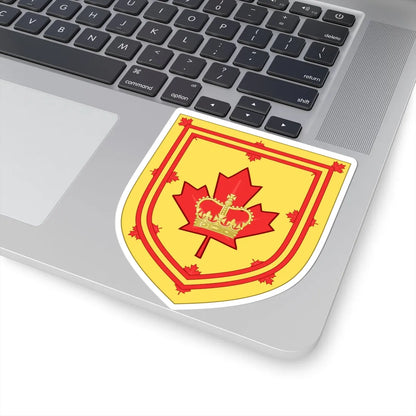 Canadian Monarchist League CoA (Canada) (Coat of Arms) STICKER Vinyl Kiss-Cut Decal - The Sticker Space