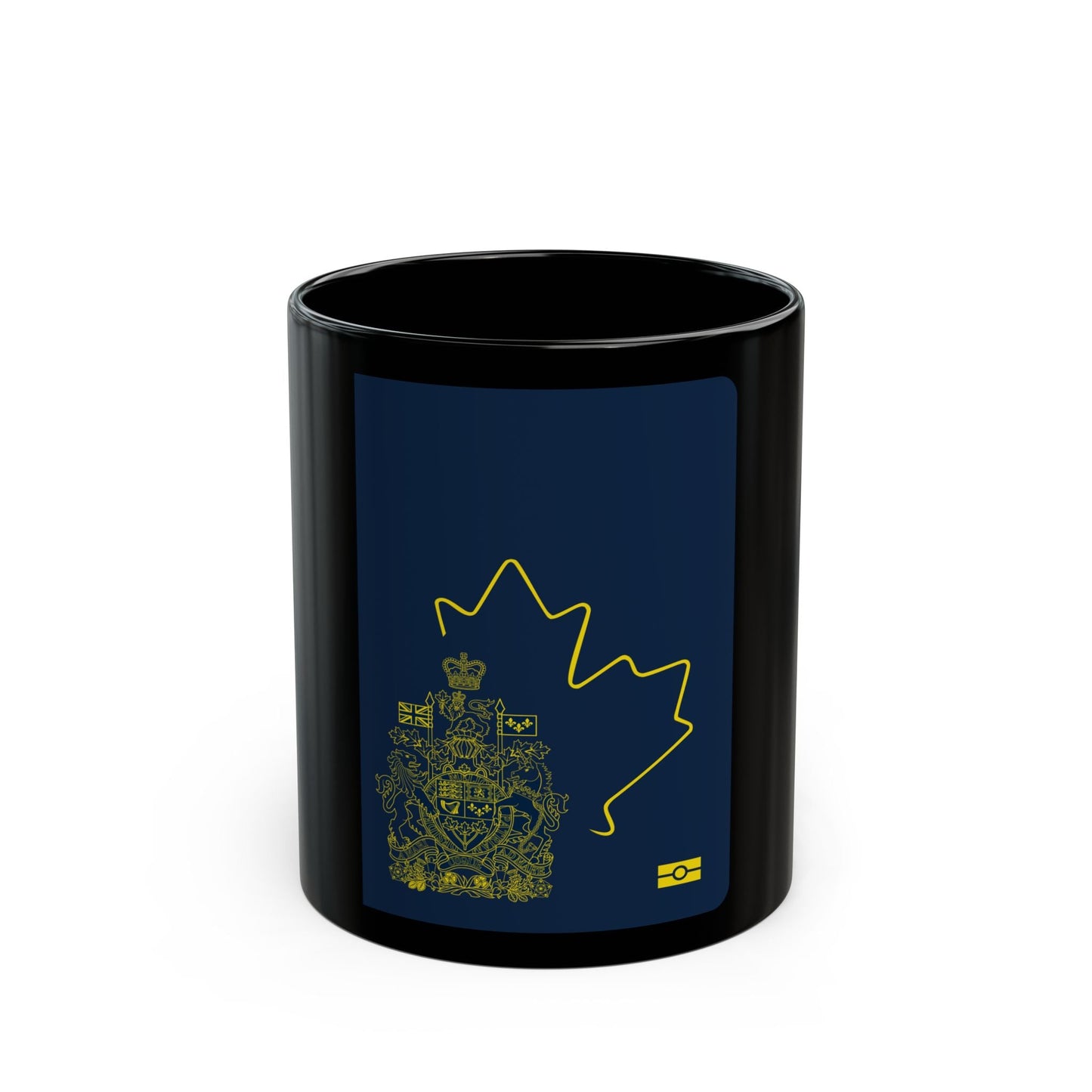 Canadian Passport - Black Coffee Mug