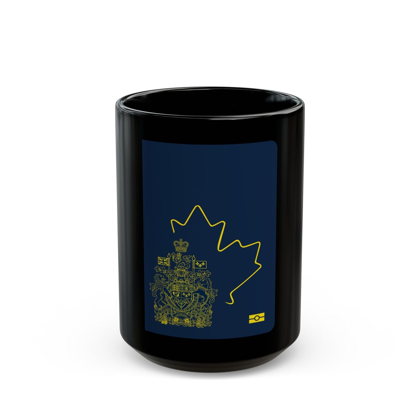 Canadian Passport - Black Coffee Mug