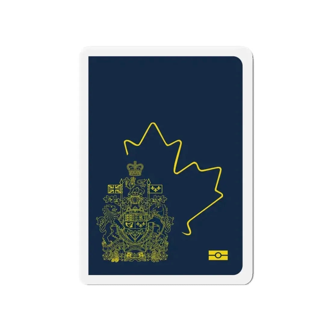 Canadian Passport - Refrigerator Magnet 4 Inch - The Sticker Space
